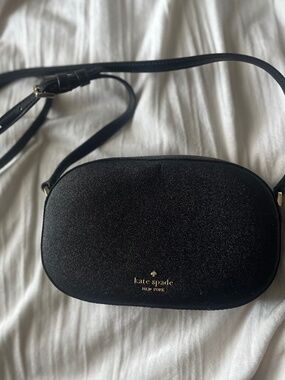 Kate Spade Camera bag black glitter